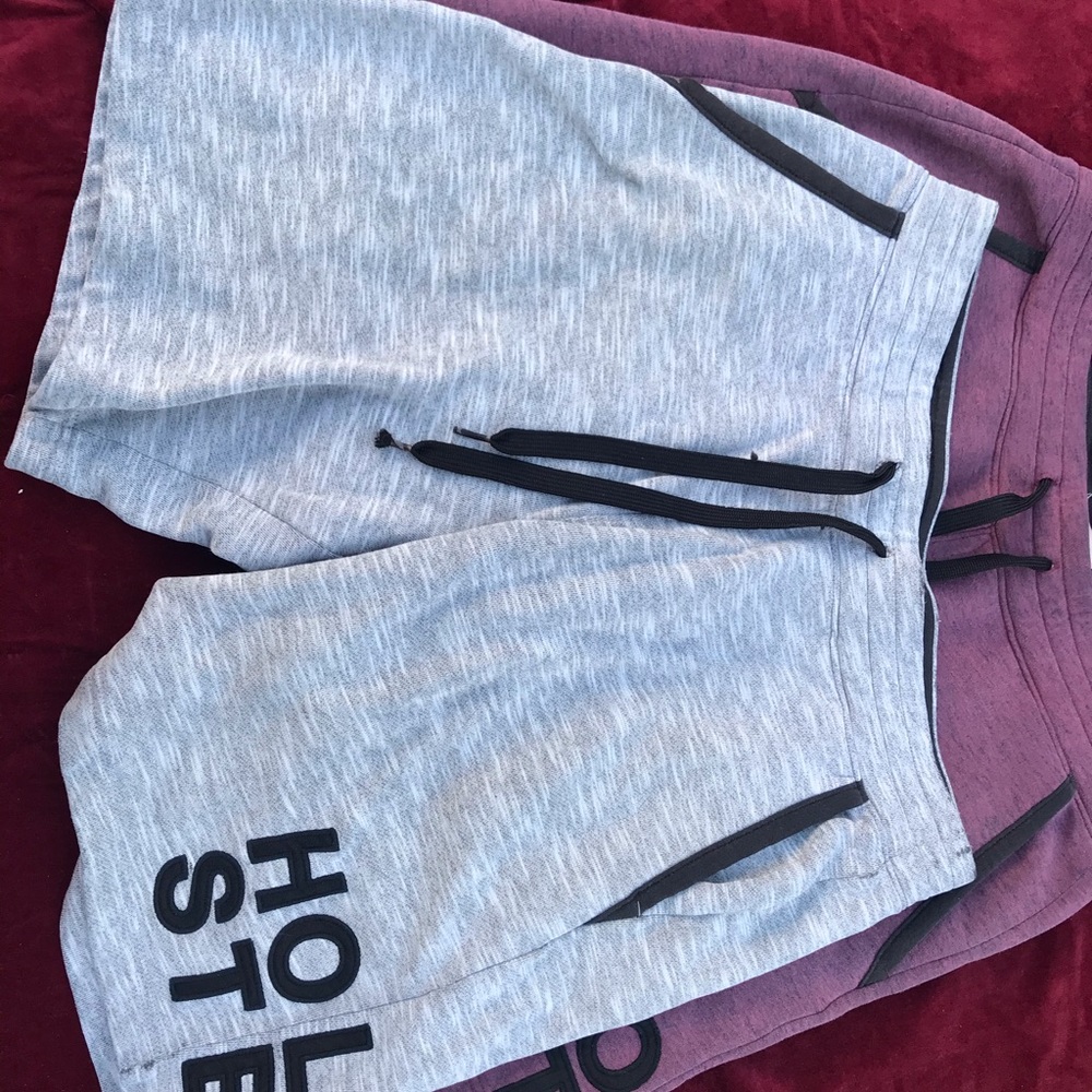2 x Hollister Casual Draw String Sweat Shorts